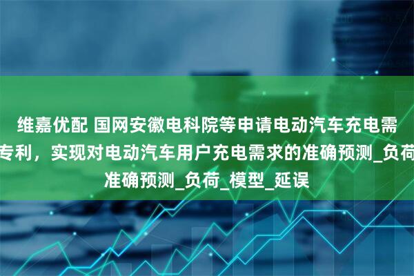 维嘉优配 国网安徽电科院等申请电动汽车充电需求预测方法专利，实现对电动汽车用户充电需求的准确预测_负荷_模型_延误
