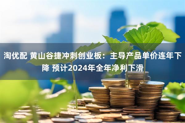 淘优配 黄山谷捷冲刺创业板：主导产品单价连年下降 预计2024年全年净利下滑